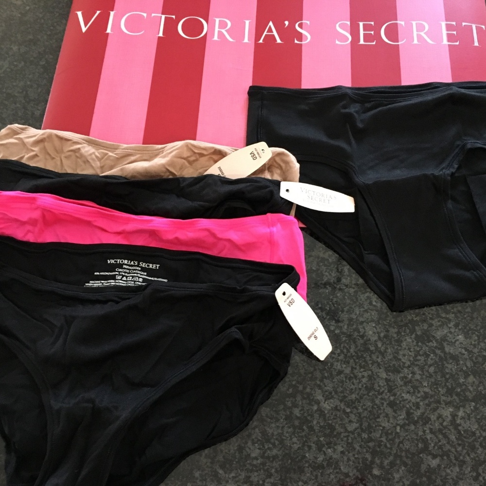 5 Pairs Victoria’s Secret NAKEDS Hip Huggers - S
